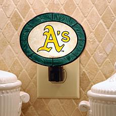 Team Glass Nightlight - Oakland Athletics