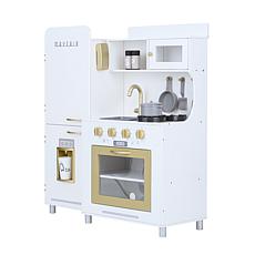 Teamson Kids Little Chef Mayfair Retro Play Kitchen, Gray