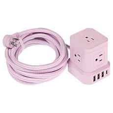 Tech Impressions Cube 9-Device Surge Protector with 15'L Cord