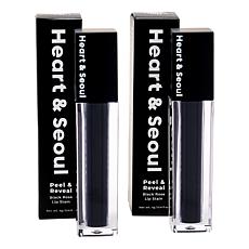 The Beauty Spy Heart & Seoul Black Rose Peel & Reveal Lip Stain 2-Pack