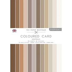 The Paper Boutique Everyday Colored Card - Neutrals A4