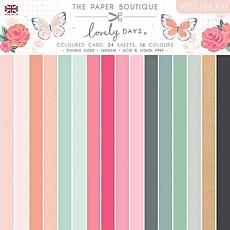 The Paper Boutique Lovely Days 8 x 8 inch Colour Card Pack