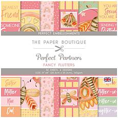The Paper Boutique Perfect Partners Fancy Flutters 8x8" Embellishments