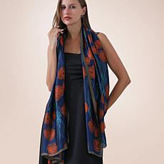 The Roses Faux Silk Scarf