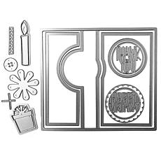 The Stamps of Life Circle Flip It Die Card Folds to A2 DIY Craft Dies