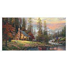 Thomas Kinkade A Peaceful Retreat - 16" x 31" Gallery Wrapped Canvas