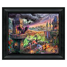 Thomas Kinkade Disney Maleficent - 16" x 20" Brushstroke Vignette