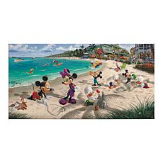 Thomas Kinkade Disney Mickey and Minnie in Florida - 16" x 31" Gall...