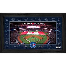 Toronto Blue Jays Framed 2025 Signature Field Team Roster