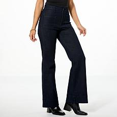 Tower Hill by Christie Brinkley Patch Pocket Denim Trouser Jean