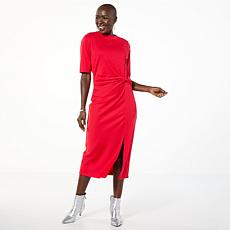 Tower Hill by Christie Brinkley Twist Waist Ponte Dress