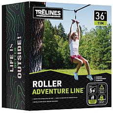 Trelines Roller Adventure Line 36ft Zipline Outdoor Sport Play