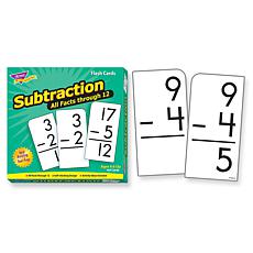 Trend Flash Cards Subtraction 0-12
