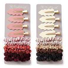 TruRitual Scrunchie & Hair Clip Set 2-pack
