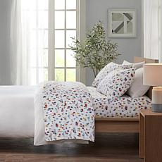 Ultra-Soft Cotton Flannel Sheet Set with Cozy Prints