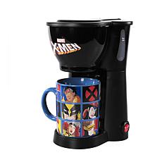 Uncanny Brands X-Men Single Cup Coffee Maker with Mug