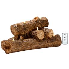 Unmatched LED Faux Resin Stacked Logs