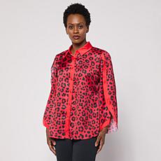 VIVICA A. FOX Collection Button Down Top