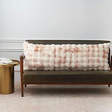 Warm & Cozy Bubble Faux Fur Body Pillow 54"x20"