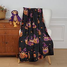 Warm & Cozy Throw & Huggable Friend 