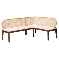 Wholesale Interiors bali and pari Okinawa Corner Bench Set 2 Piece