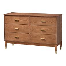 Wholesale Interiors Baxton Studio Mandolin Walnut Dresser