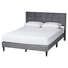 Wholesale Interiors Baxton Studio Payne Gray Queen Bed