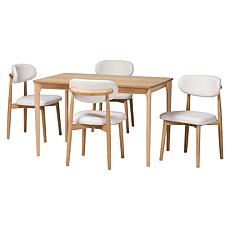Wholesale Interiors Baxton Studio Wattsu Dining Set 5 Piece