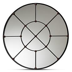 Wholesale Interiors Ohara Black Finished Metal Accent Wall Mirror