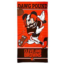 WinCraft Cleveland Browns 30'' x 60'' Disney Spectra Beach Towel