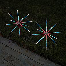 Winter Lane 2-pack 22" LED Indoor/Outdoor Sparkler Lights with Remote
