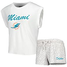 Women's Concepts Sport Aqua Miami Dolphins Gauge Lounge