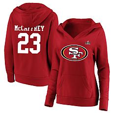 Women's Fanatics Christian McCaffrey Scarlet San Francisco 49ers Su...