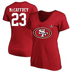 Women's Fanatics Christian McCaffrey Scarlet San Francisco 49ers Su...