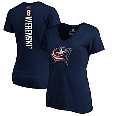 Women's Fanatics Zach Werenski Navy Columbus Blue Jackets Playmaker...