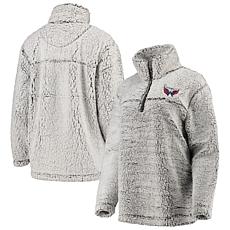 Women's G-III 4Her by Carl Banks Gray Washington Capitals Sherpa Qu...