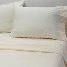 Wynne Home 100% Cotton Embroidered Sheet Set - King