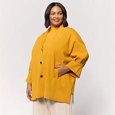 WynneCollection Architectural Barrel Sleeve Notched Collar Topper