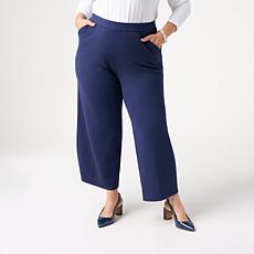 WynneCollection Knit Barrel Leg Pant