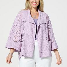 WynneCollection Occasion Cropped Lace Jacket