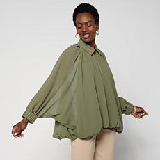 WynneLayers Chiffon Blouson Jacket