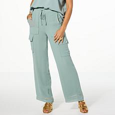 WynneLayers Chiffon Cargo Pant