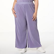 WynneLayers Plisse Knit Ankle Pant