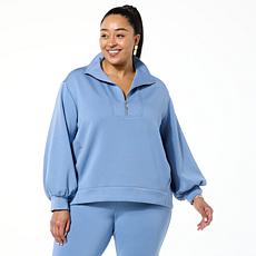 WynneLayers Smooth Operator Half-Zip Top