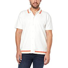 WynneLayers Poplin Colorblock Button-Front Shirt