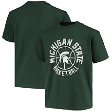 Youth Champion Green Michigan State Spartans Basketball T-Shirt