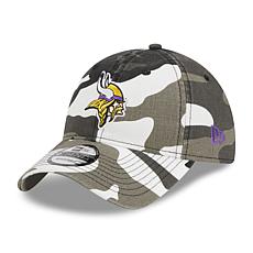 New Era Minnesota Vikings Camo 9Forty A Frame Trucker Snapback Hat