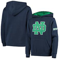 Youth Stadium Athletic Navy Notre Dame Fighting Irish Big Logo Pull...