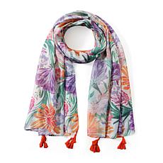 Youzey The Wildflower Lightweight Viscose Scarf