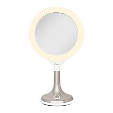 Zadro Mood Therapy LED Ring Light & Vanity Mirror with 8X/1X Mag.